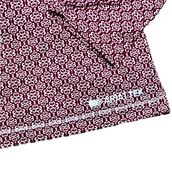 Ariat Tek women’s 1/4 zip Longsleeve top in Burgundy size M - Picture 9 of 9